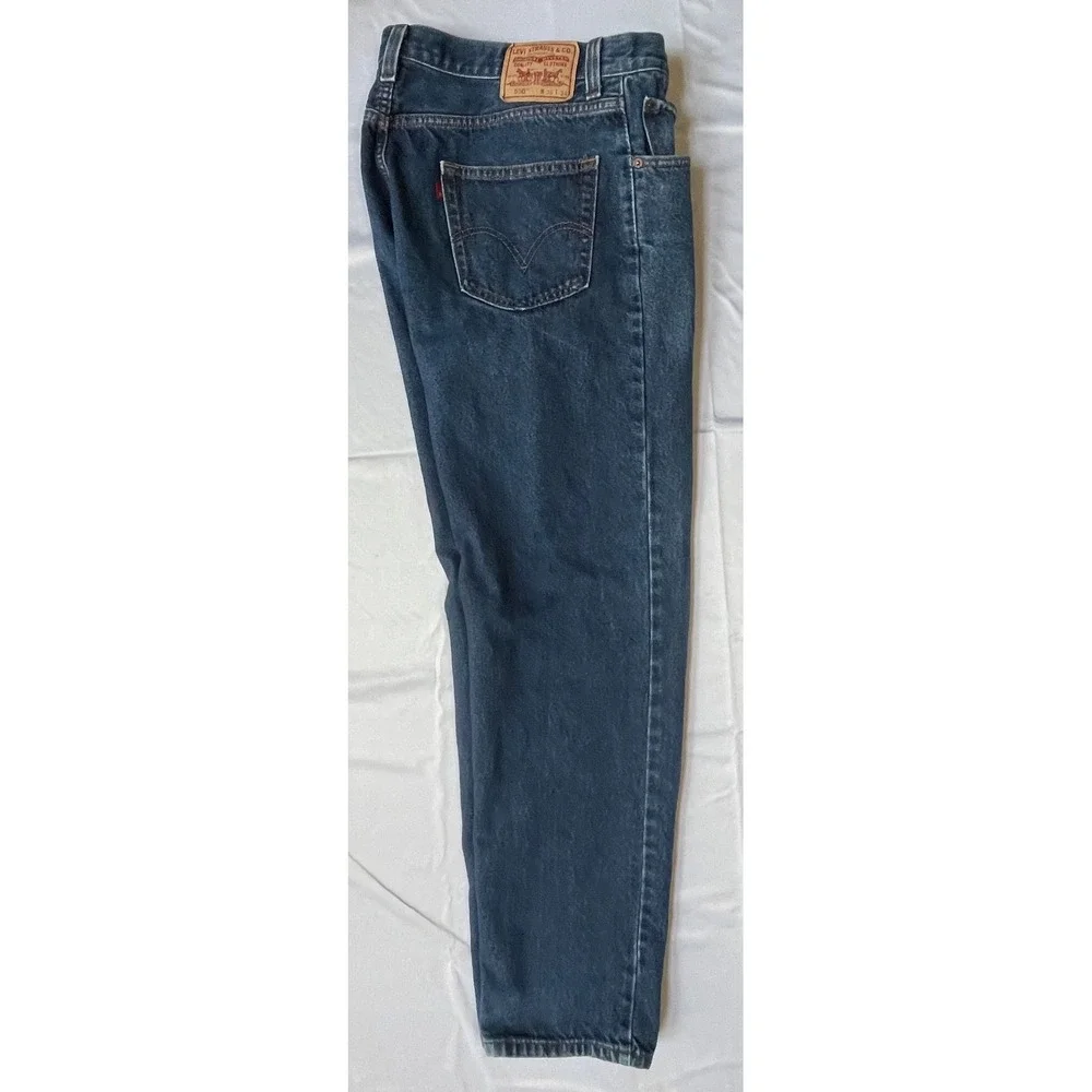 Levi's 550 Men's Jeans 36X34 Blue Medium Wash Relaxed Fit Cotton Casual 5 Pocket
